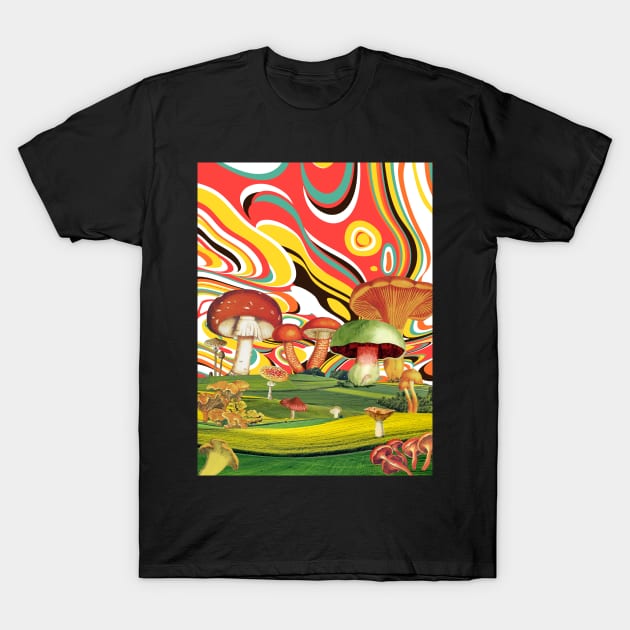 Psychedelic Dreams T-Shirt by leafandpetaldesign